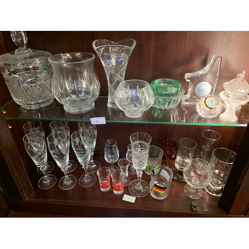 12 - Selection of glasses + glassware