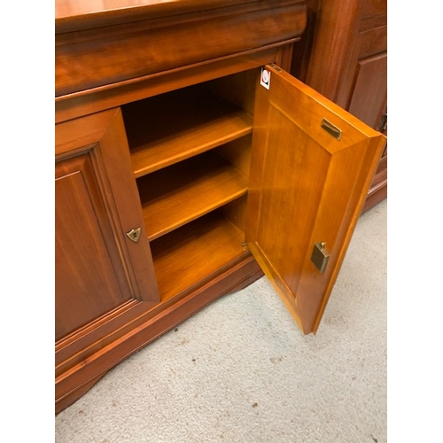 228 - 2 door mahogany side board