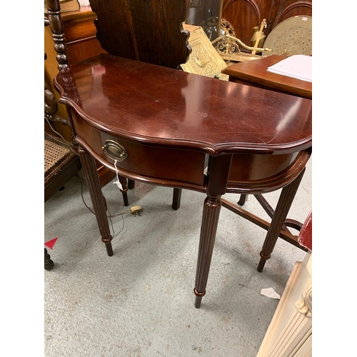 231 - 1/2 Moon hall table