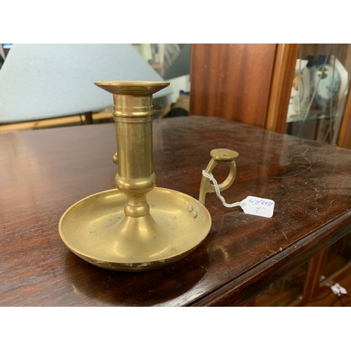 254 - BRASS candle sconce