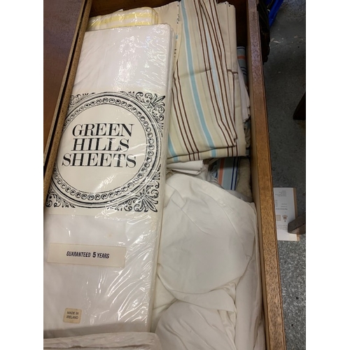 301A - Large collection of Irish made blankets and sheets