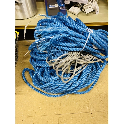 44 - Large quantity of new blue rope