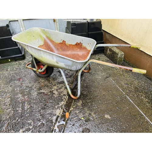 319 - galvanised wheelbarrow