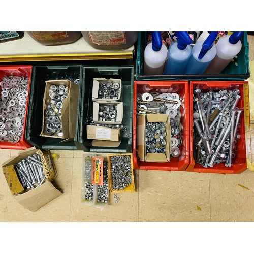 69 - Large quantity of screws, bolts, washers, nuts etc.