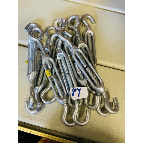 87 - Lot of cable tighteners