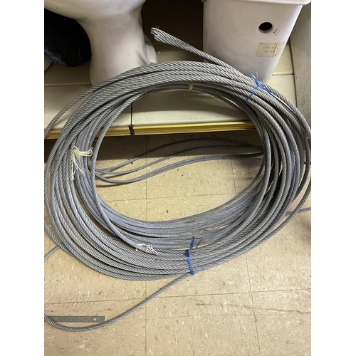 230 - 2 rolls of steel rope