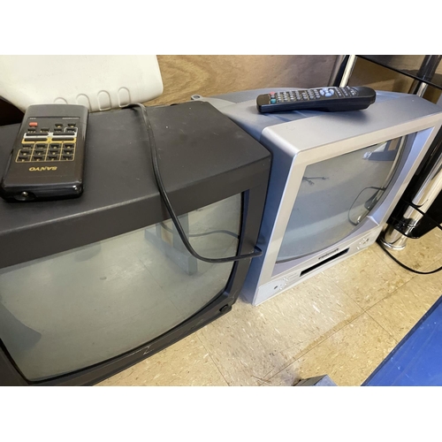 256 - Lot of computer equipment, copiers, printers, screens and tv screens