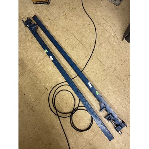 336 - 2 long am tech clamps 58''