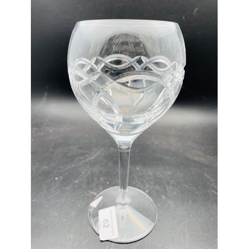 62 - Waterofd Crystal wine glass