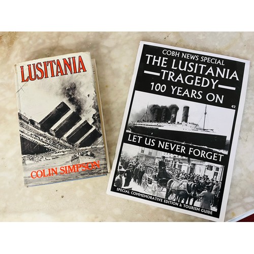 413 - Book on the Lusitania by Colin Simpson and special commemorative edition