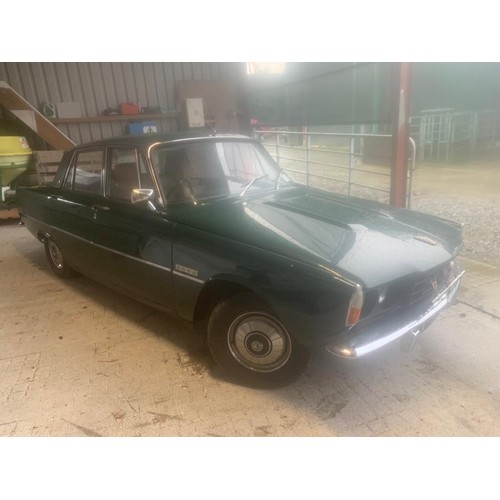 415 - Two Vintage Cars, 1973 Rover P6, 2 litre petrol, in good order, running, with tax book
Rover P6, 2.2... 