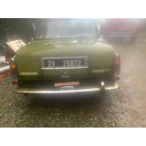 415 - Two Vintage Cars, 1973 Rover P6, 2 litre petrol, in good order, running, with tax book
Rover P6, 2.2... 