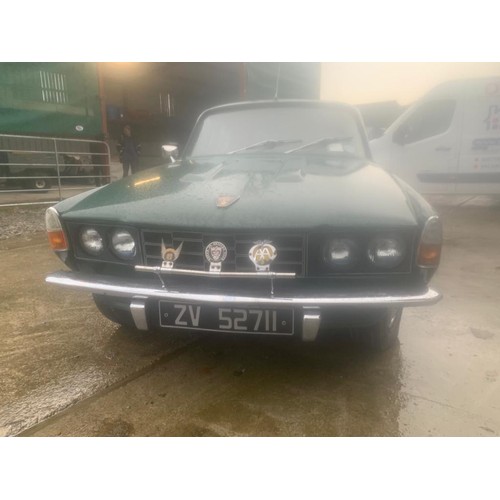 415 - Two Vintage Cars, 1973 Rover P6, 2 litre petrol, in good order, running, with tax book
Rover P6, 2.2... 