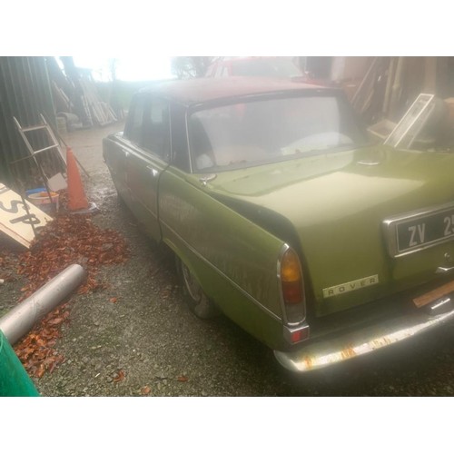 415 - Two Vintage Cars, 1973 Rover P6, 2 litre petrol, in good order, running, with tax book
Rover P6, 2.2... 