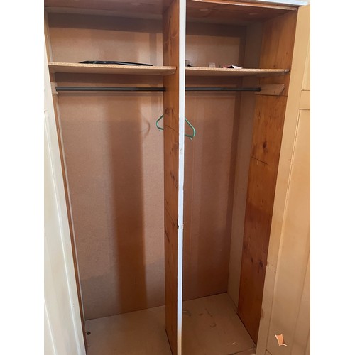 29 - Antique pine wardrobe