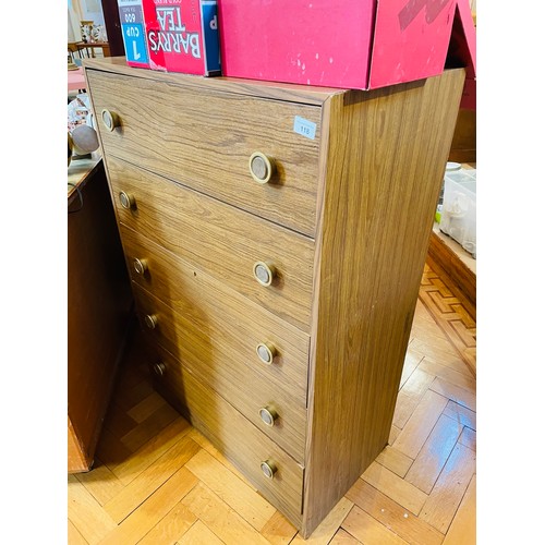 118 - 5 drawer chest 29'' x 42''