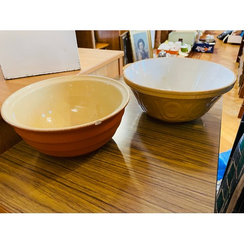 165 - 2 ceramic baking bowls