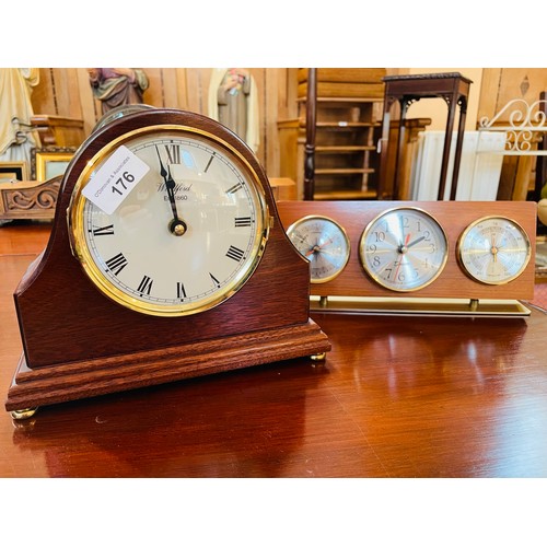 176 - 2 battery operated clocks