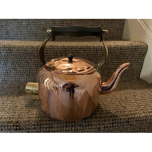 134a - An antique electric copper kettle