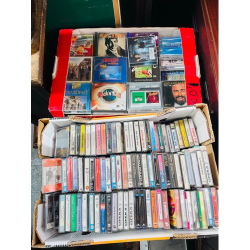 13 - Large quantity of cd's tapes etc