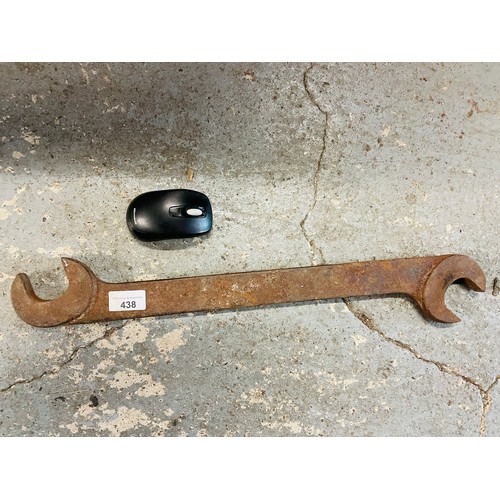 438 - Large vintage wrench  21''L