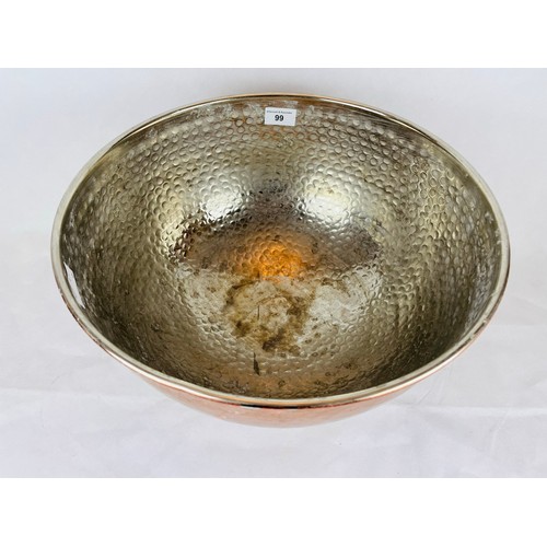 99 - Large copper color ice bucket