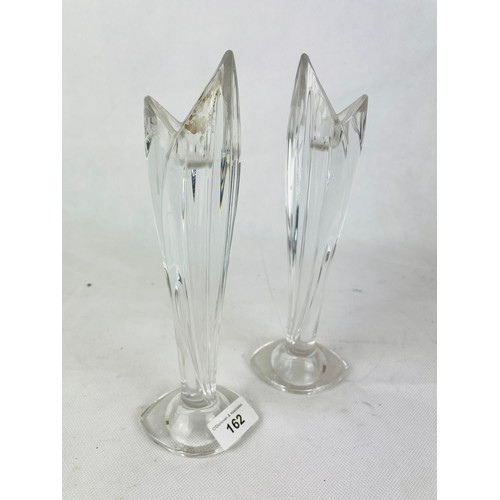 162 - A pair of Marquis Waterford vases