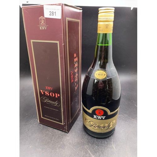 281 - South African Superior Vsop Brandy 1L