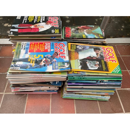 66 - A collection of over 100 golf magazines