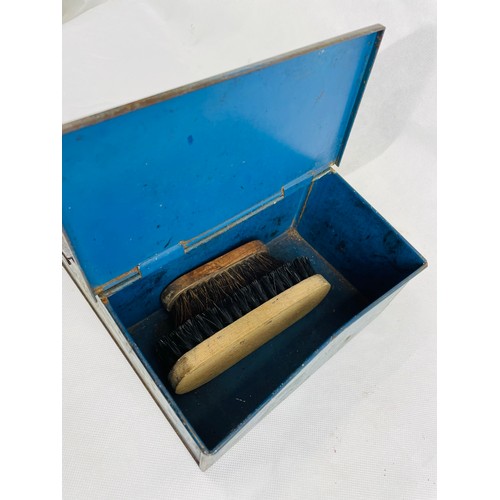 13 - Shoe Cleaning tin box Garrisson