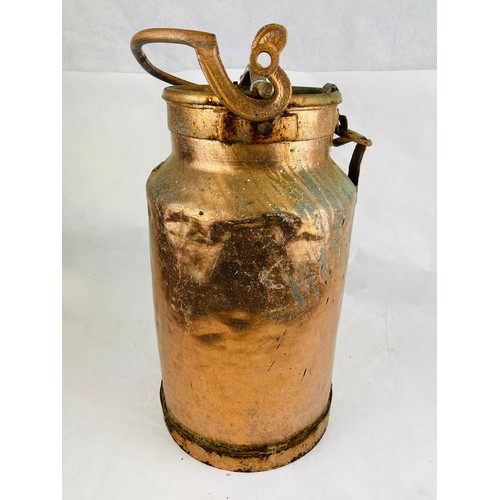 31 - Antique copper milk tank