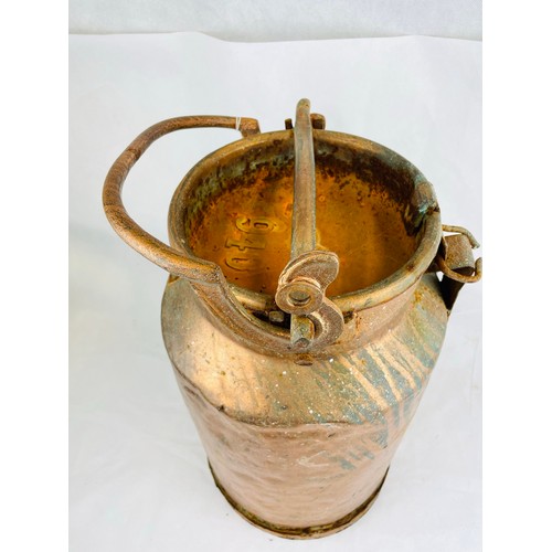 31 - Antique copper milk tank