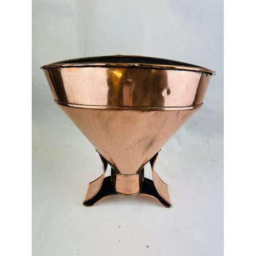 32 - Large antique copper funnel