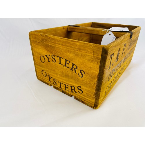 44 - Vintage wooden oyster box