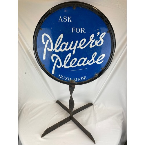 132 - Players Please double sided sign