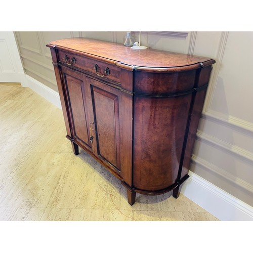 92E - Quality Single drawer inlaid sideboard, 122cm x 99cm