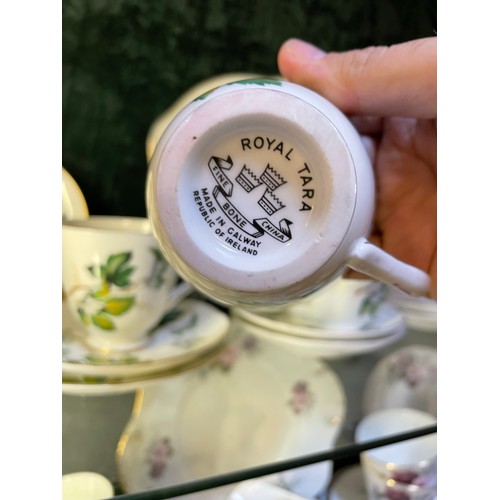 299 - 21 piece Royal Tara china tea service