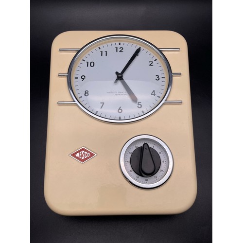 348 - WESCO kitchen clock with timer