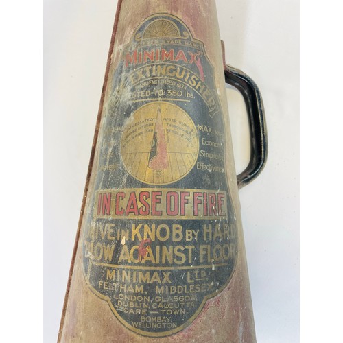 351 - Mini Max vintage fire extinguisher 35''l