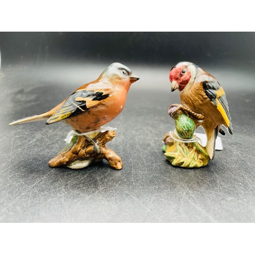 172 - 2 Beswick finches