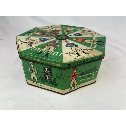 7 - Vintage Jacobs, horse racing edition biscuit tin