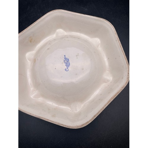 3 - Ceramic Carlton ware Booths Dry Gin Ashtray