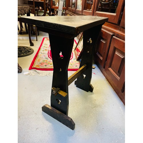 45 - Antique Irish hand made table,  25''h