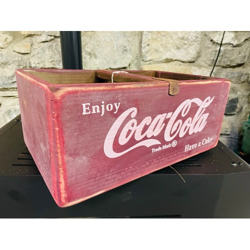 337 - Large Coca Cola box, 14''l x 6''h