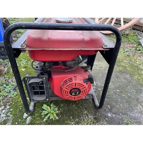 320 - Gasoline generator, 6.5 hp (sold as seen)