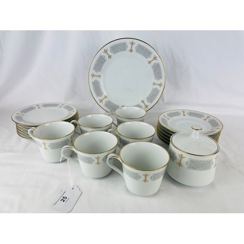 25 - Noritake 20 piece tea service