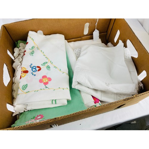 35 - Large box of table linen