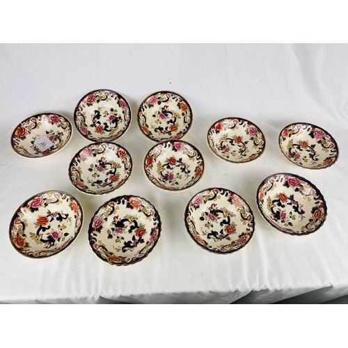 137 - Superb set of 11 Masons Mandalay 6'' bowls