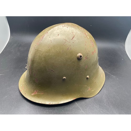 296 - Bulgarian helmet with liner WW2