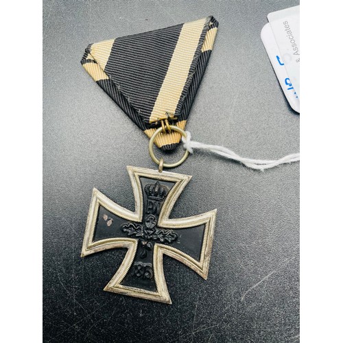 300 - Original WW1  Iron Cross 2nd class with Austrian Ribbon